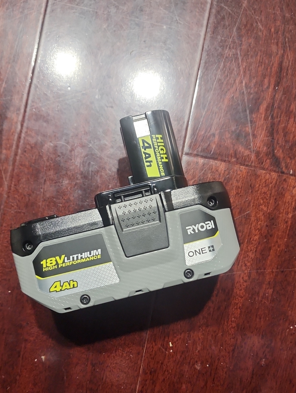 Ryobi ONE+ 18V 4Ah Lithium Battery - Gray/Black